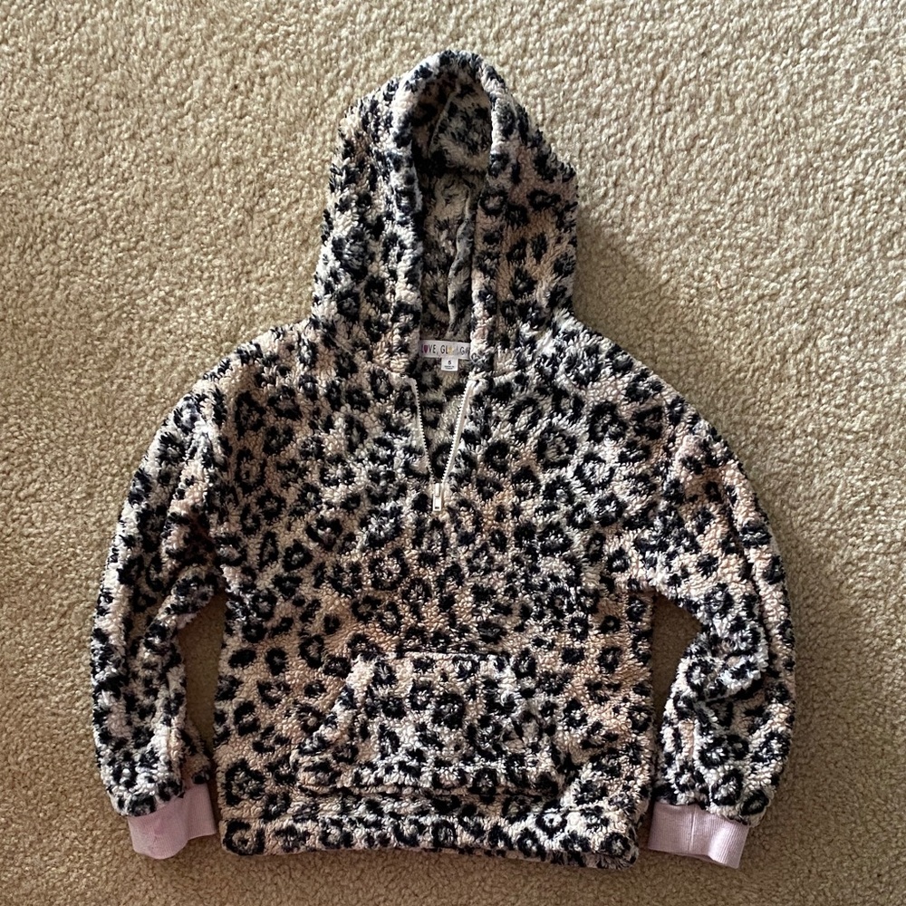 Cozy Leopard Print Hoodie for Kids